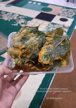 Foto resep Kripik Bayam (Hasil kebun depan rumah)