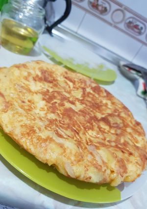 A picture of Spanish omelette.