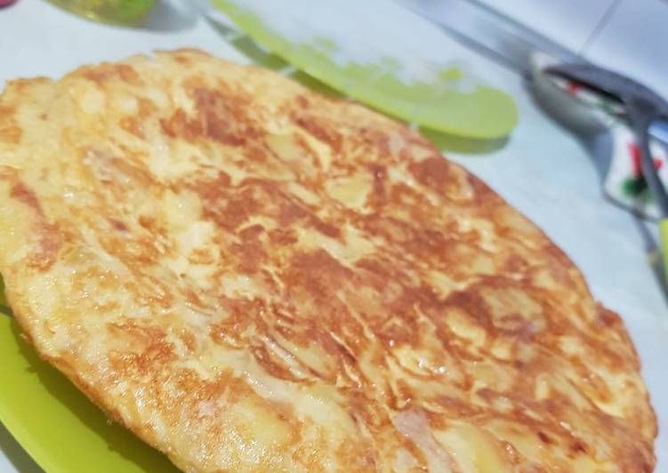 Step-by-Step Guide to Prepare Super Quick Homemade Spanish omelette