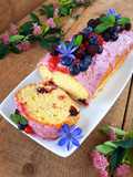Plumcake ai frutti rossi