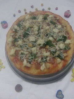 Foto resep Pizza Bayam Ayam Sosis