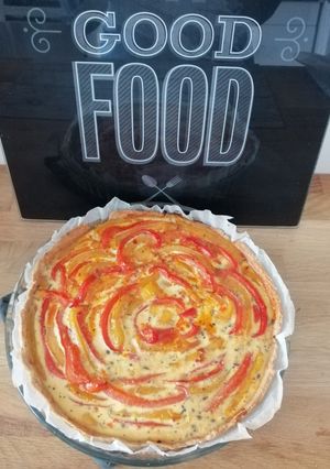 Une photo de Quiche poivrons chorizo #sansgluten #sanslactose