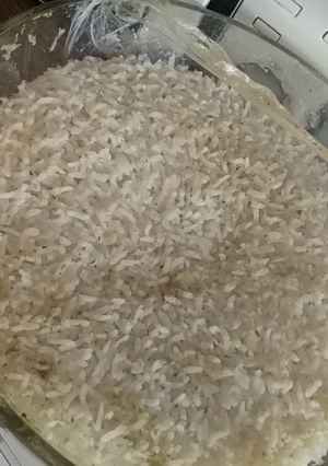 صورة لوصفة رز بالمايكرويف
