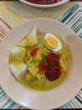 Lontong & Kuah Lodeh