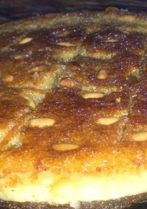 صورة لوصفة بسبوسة بالقشطة