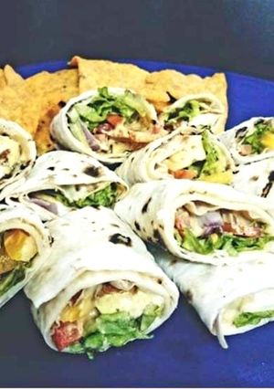 A picture of Paneer Tikka Frankie.