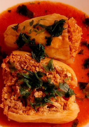 Töltött paprika recept fotója