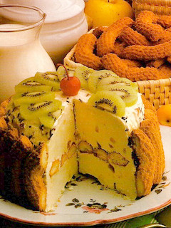 Una foto de Postre helado