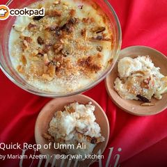 A picture of Quick recipe of Umm Ali.