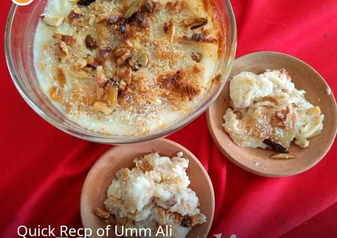 Quick recipe of Umm Ali