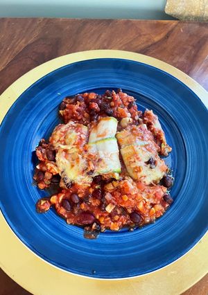 Zucchini-Enchiladas Rezepthauptbild