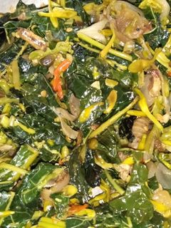 Foto resep Oseng bunga,daun pepaya dan daun pepaya Jepang Anti pahit