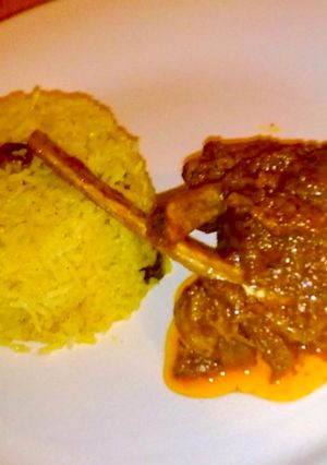 A picture of Khatta Meat.