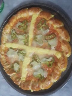 صورة لوصفة بيتزا منزلية