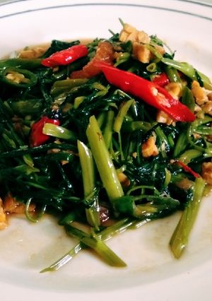 Foto resep Tumis kangkung tempe