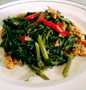 Resep Tumis kangkung tempe Anti Gagal