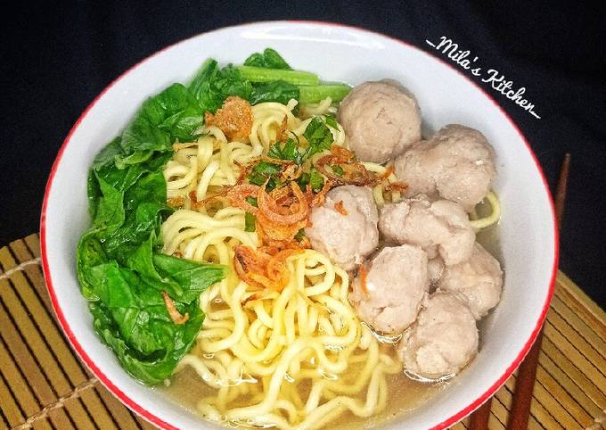 Resep Baso Sapi Oleh Milas Kitchen Cookpad