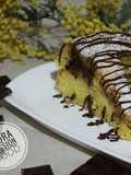 Torta di pere e pezzi di cioccolato
