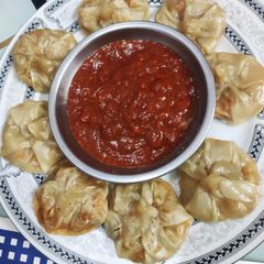 A picture of Mix veg momos.