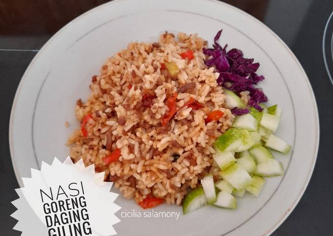 Nasi Goreng Daging Giling