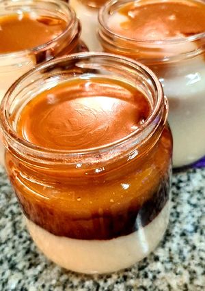 Una foto de Postre Tri sabor - apto celíacos - sin lactosa