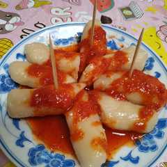 A picture of Pempek udang bangka.