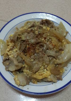 รูปของ ข้าวหน้าหมูญี่ปุ่นสูตรมั่วๆเอา