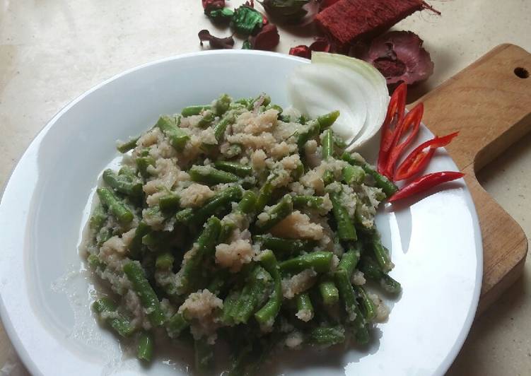 Resep masakan Kacang Panjang Tumis Kelapa | Cara Bikin Kacang Panjang Tumis Kelapa Yang Mudah Dan Praktis