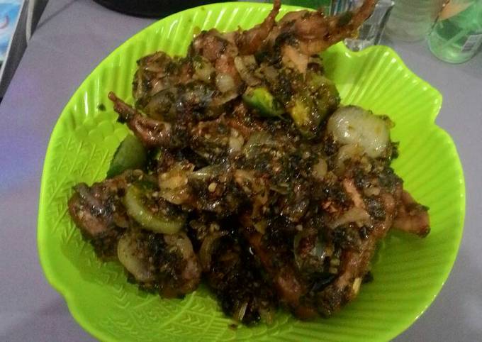 Sayap ayam sambal ijo