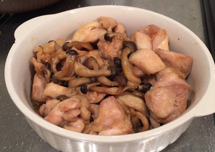 Step-by-Step Guide to Prepare Homemade Baked butter chicken and mushroom