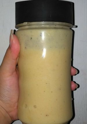 Foto resep Jus pisang nanas yakult madu