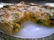 Una foto de tarta harina de lino