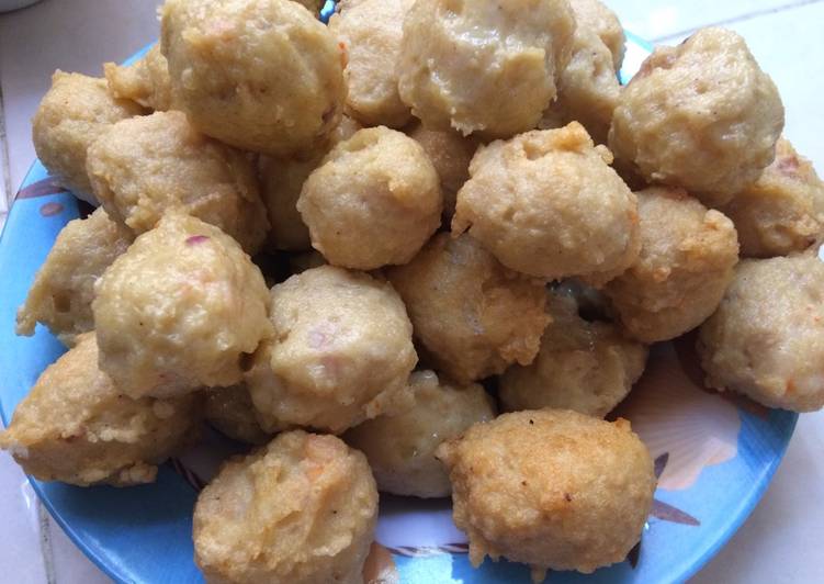 Cara Menyiapkan Baso Goreng (dizamin gak keras) Lezat