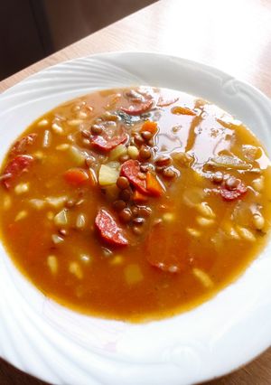 Lencse gulyás 🍀 recept fotója