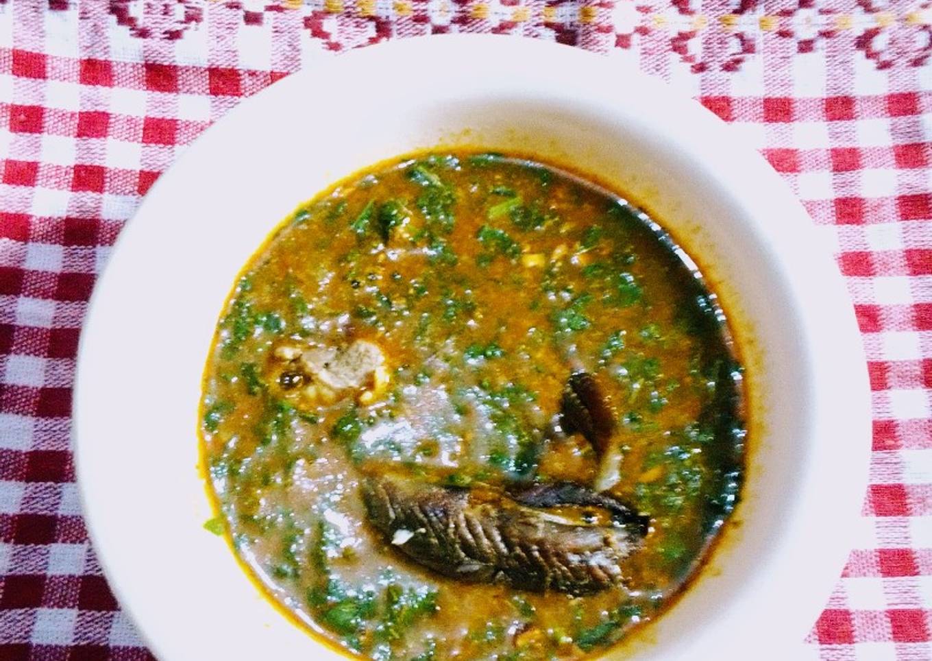 Juteogbono Soup(ewedu/ogbono) 1
