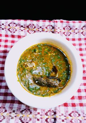A picture of Juteogbono Soup(ewedu/ogbono) 1.
