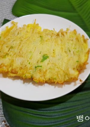 Hình của món Nấm kim châm tẩm trứng rán 팽이버섯 전.