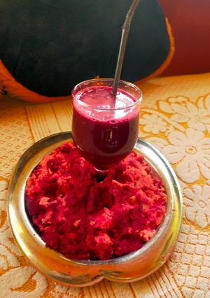 બીટ કેરોટ જ્યૂસ (Beetroot Carrot juice) in Gujarati Recipes રેસીપી મુખ્ય ફોટો