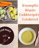 Baba püré - krumplis répás cukkinipüré csirkével