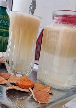 عکسی از دستور شربت سیب و نارنگی با آلوئه ورا