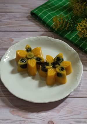Foto resep Puding labu parang cincau hitam
