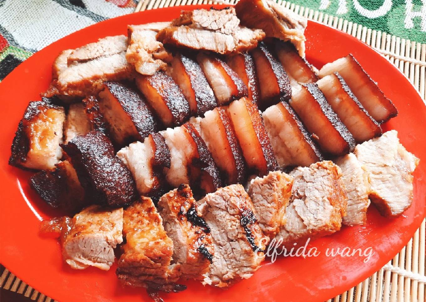 Babi goreng bumbu BBQ