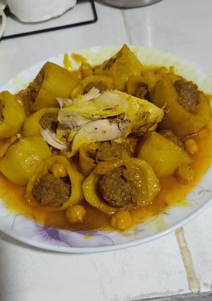 صورة لوصفة بطاطا محشية باللحم المفروم