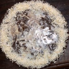 A picture of No bake Chocolate biscuit cake.