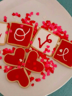 Una foto de Cookies decoradas San Valentín