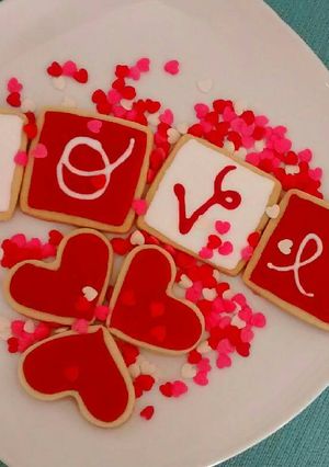 Una foto de Cookies decoradas San Valentín