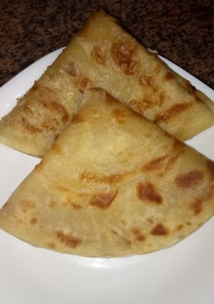 A picture of Soft layered chapati #4weekchallange.