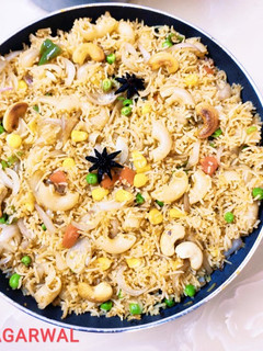 स्वीटकोर्न मैकरॉनी पुलाव (sweetcorn macaroni pulao recipe in Hindi) रेसिपी मुख्य फोटो