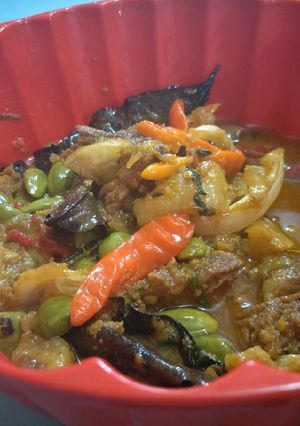 Foto resep Tongseng sapi pete pedas