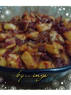 Foto resep Sambel goreng kentang teri